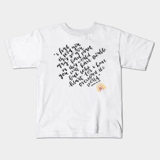 john 16:33 bible verse illustration Kids T-Shirt